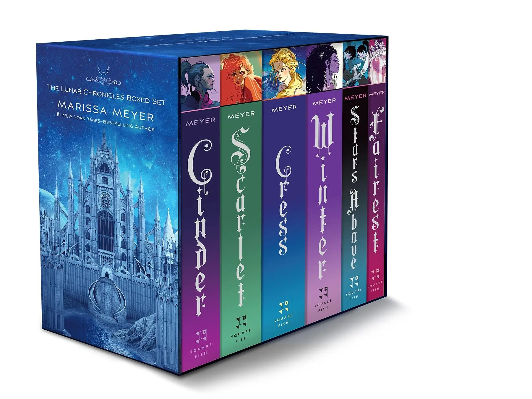 Cover: 9781250774071 | The Lunar Chronicles Boxed Set: Cinder, Scarlet, Cress, Fairest,...