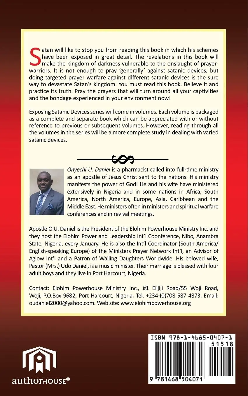 Rückseite: 9781468504071 | Expose and Destroy | Doing Targeted Prayer Warfare | Onyechi Daniel