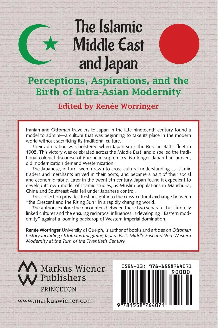 Rückseite: 9781558764071 | The Islamic Middle East and Japan | Renée Worringer | Taschenbuch