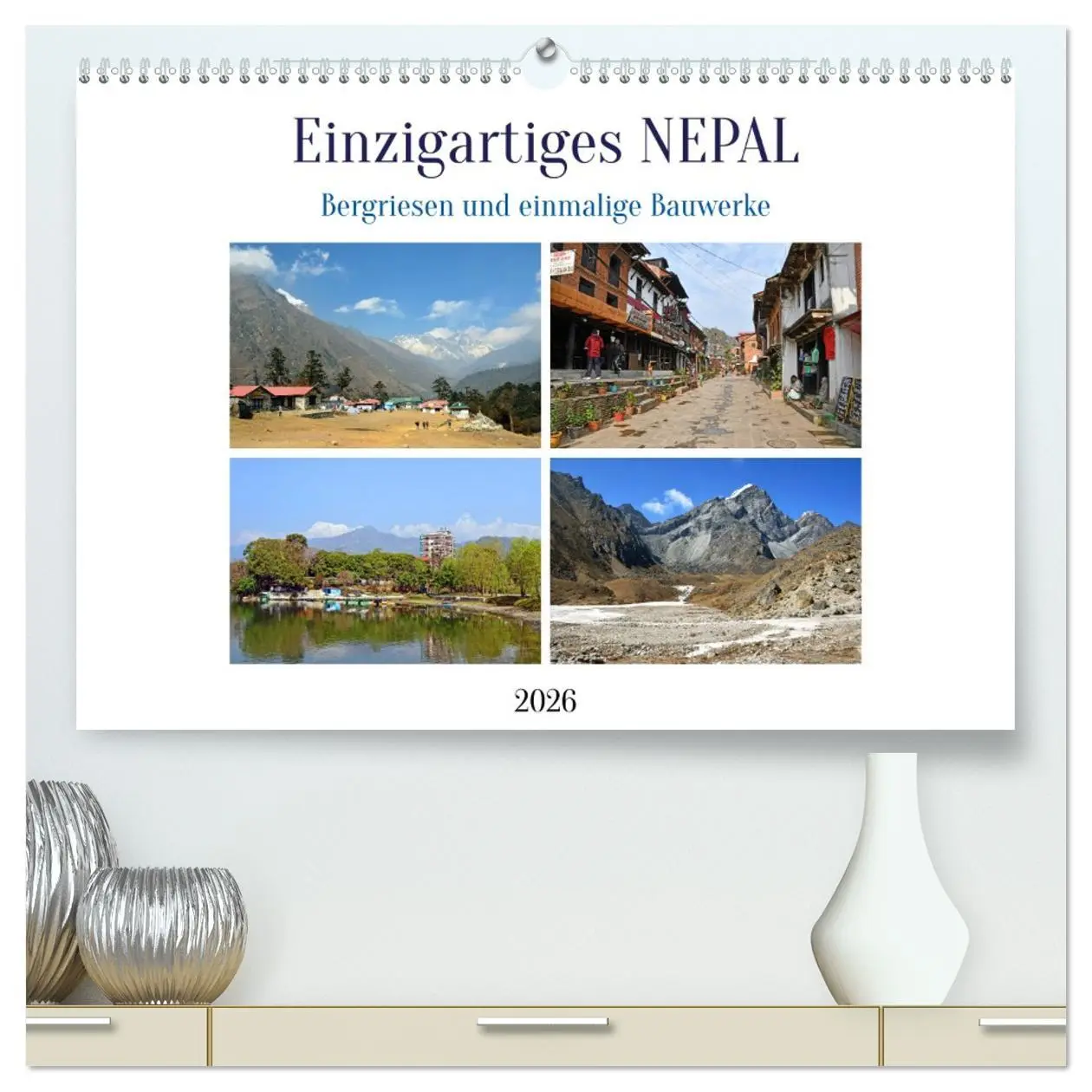 Cover: 9783457414071 | Einzigartiges NEPAL (hochwertiger Premium Wandkalender 2026 DIN A2...