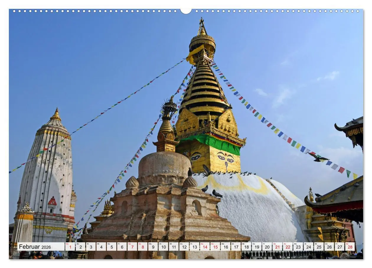 Bild: 9783457414071 | Einzigartiges NEPAL (hochwertiger Premium Wandkalender 2026 DIN A2...