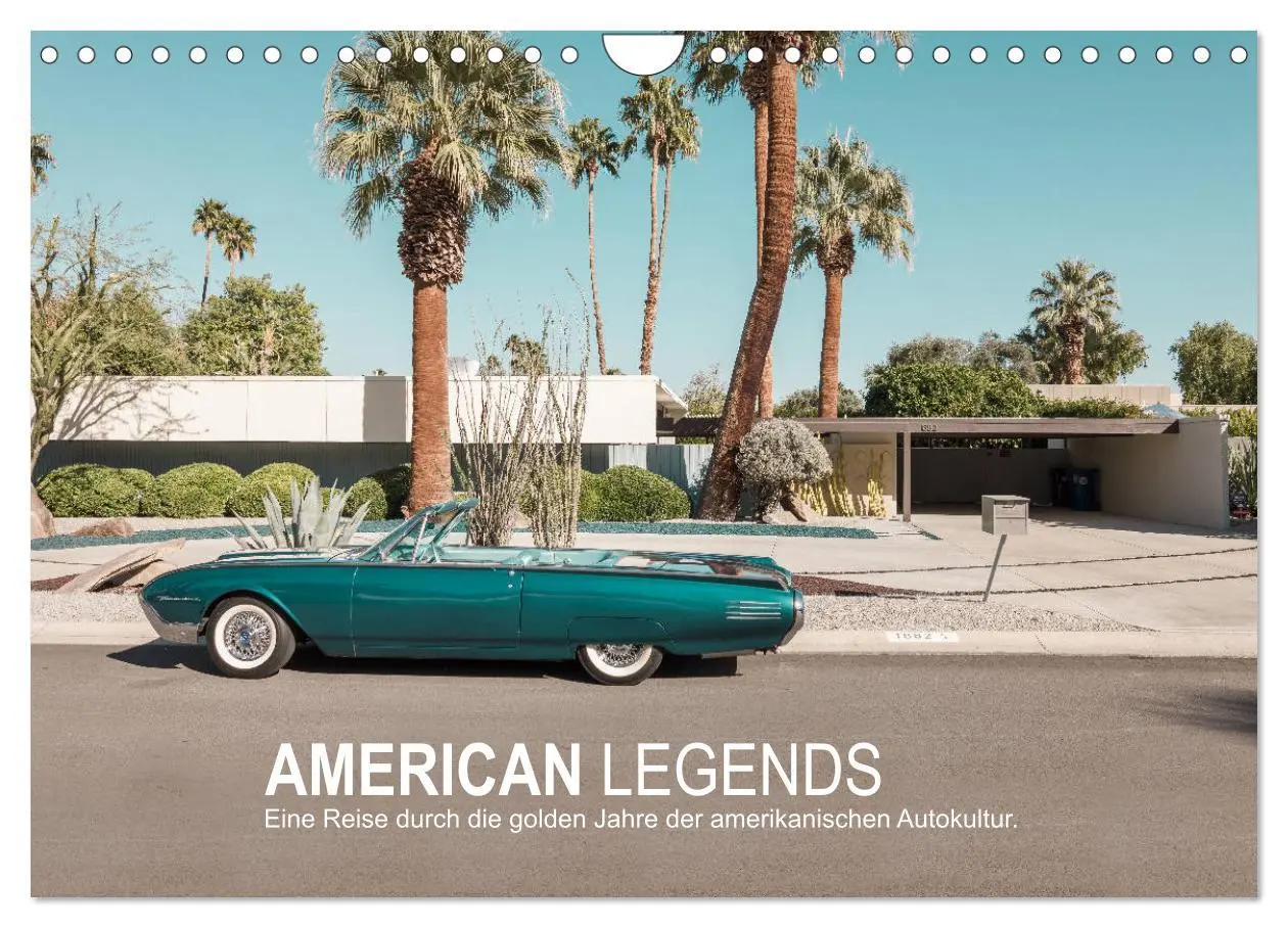 Cover: 9783457724071 | AMERICAN LEGENDS (Wandkalender 2026 DIN A4 quer), CALVENDO...