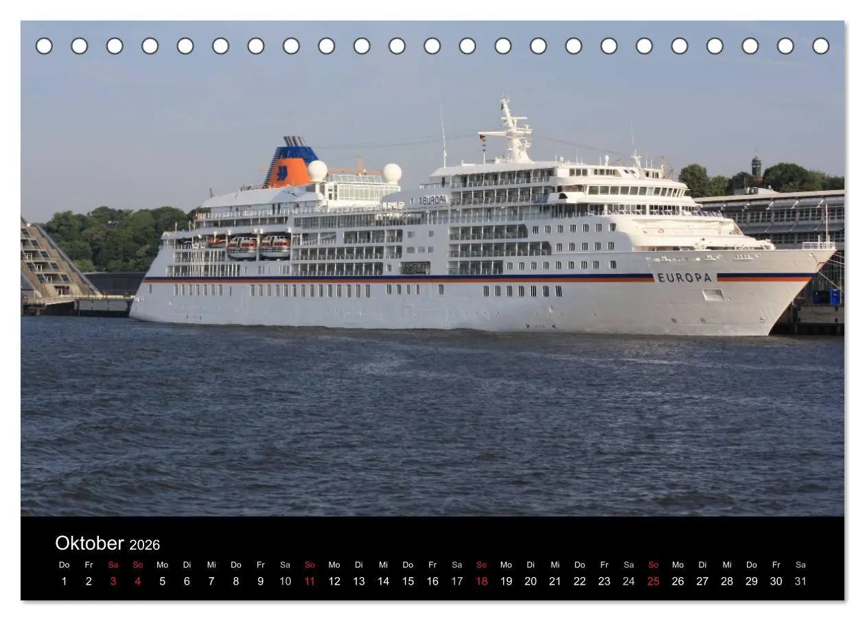 Bild: 9783516124071 | Schiffe im Hamburger Hafen (Tischkalender 2026 DIN A5 quer),...