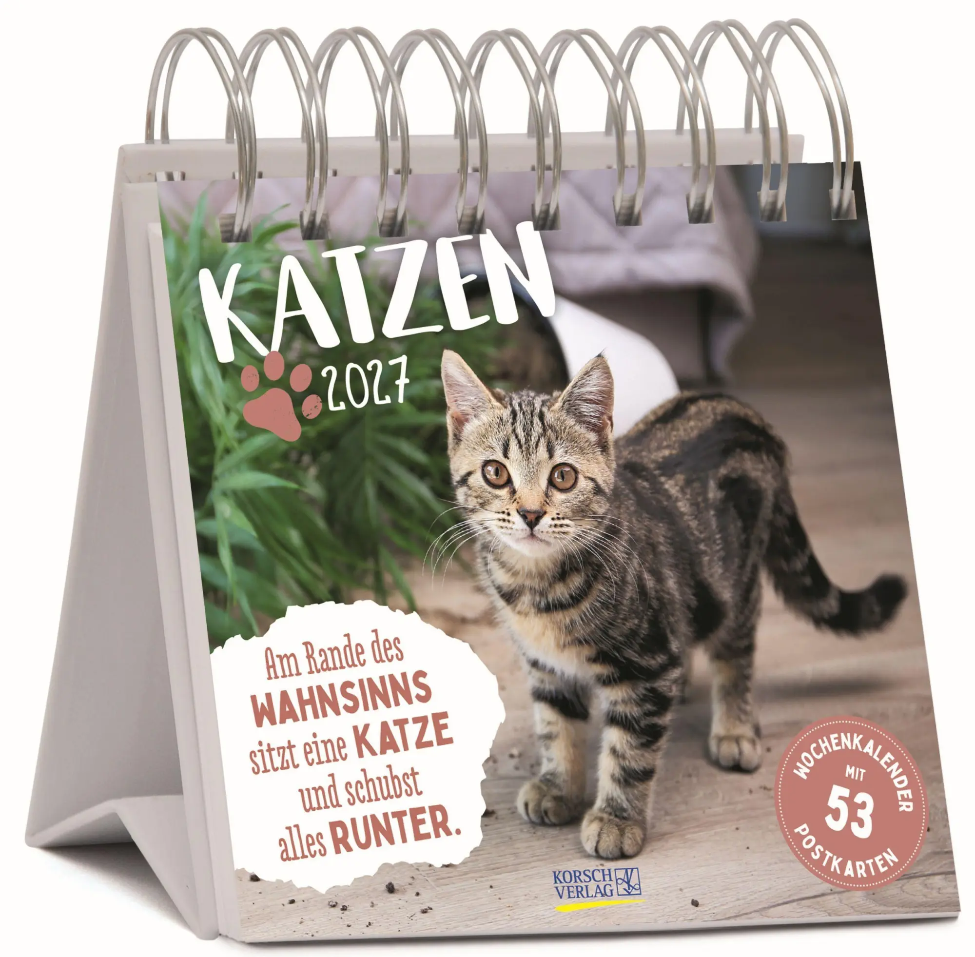 Cover: 9783819304071 | Katzen 2027 | Korsch Verlag | Kalender | 54 S. | Deutsch | 2027