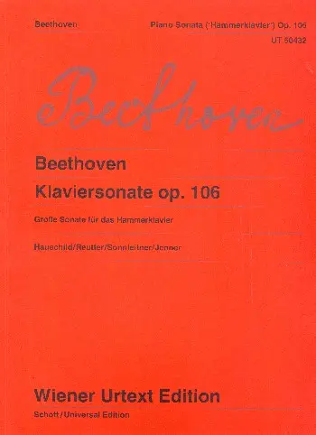 Cover: 9790500574071 | Klaviersonate B-Dur Op. 106 | Hammerklavier-Sonate | Beethoven | Buch