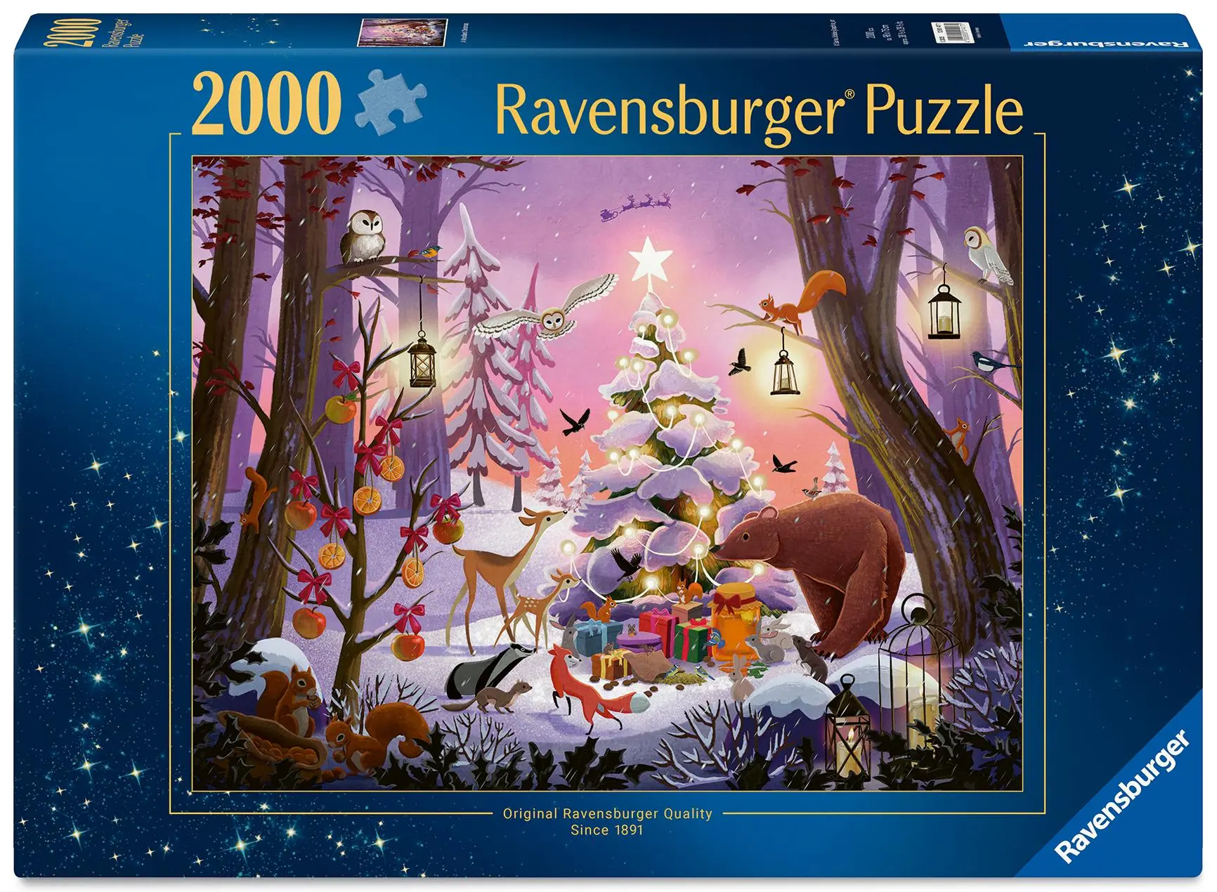 Cover: 4005555014171 | Erwachsenenpuzzle 2000 Teile - Weihnachten im Wald | Spiel | 12001417