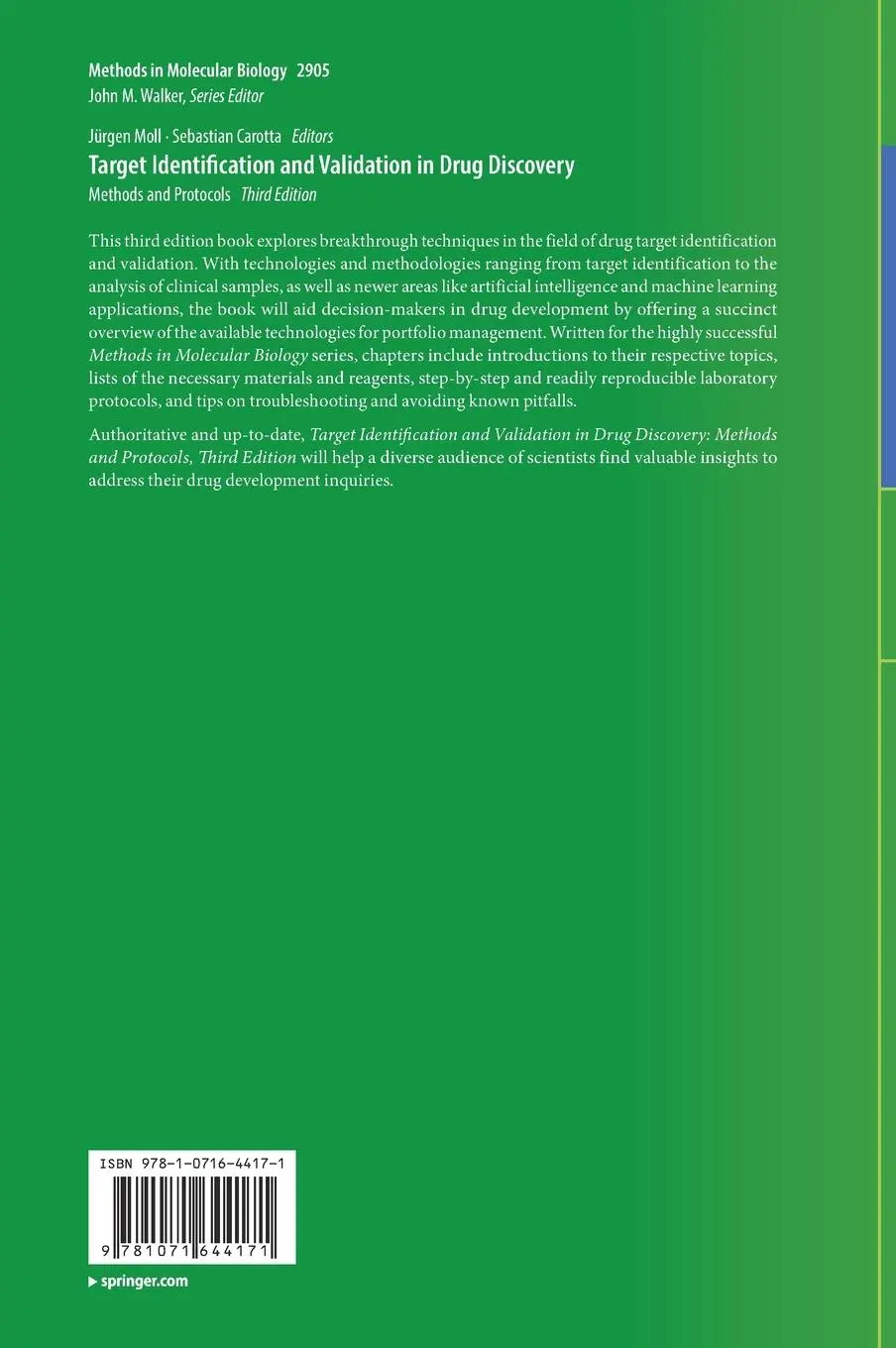 Rückseite: 9781071644171 | Target Identification and Validation in Drug Discovery | Buch | x