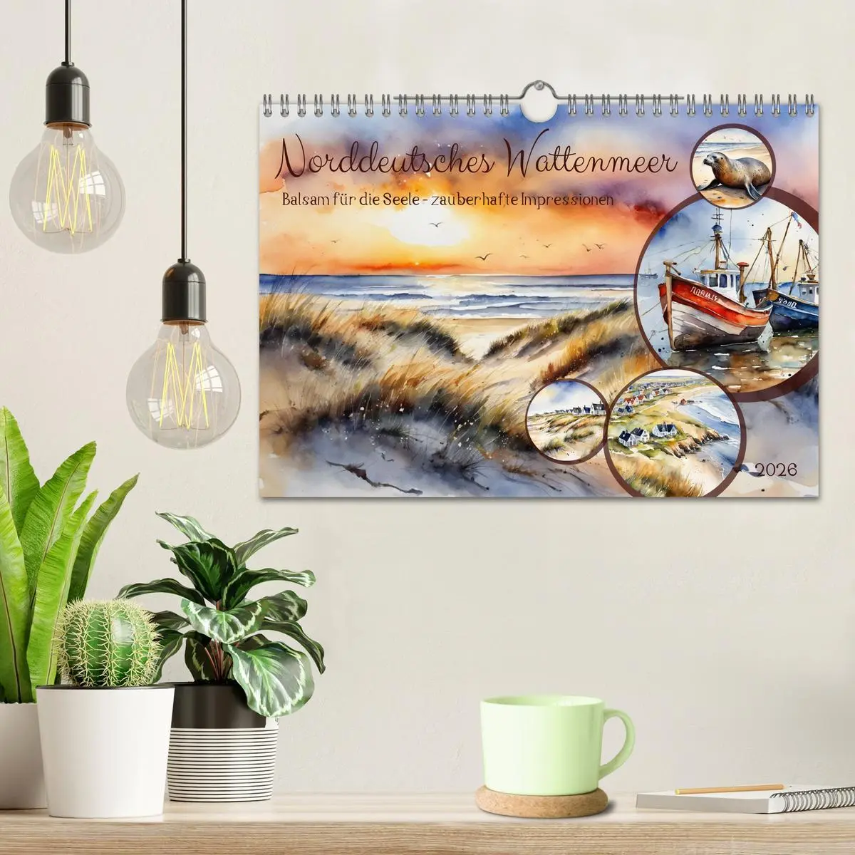 Bild: 9783457334171 | Norddeutsches Wattenmeer (Wandkalender 2026 DIN A4 quer), CALVENDO...