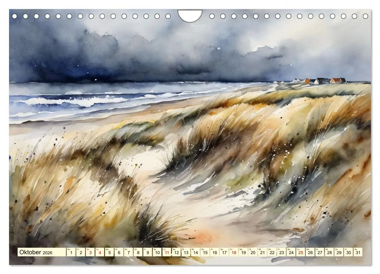 Bild: 9783457334171 | Norddeutsches Wattenmeer (Wandkalender 2026 DIN A4 quer), CALVENDO...