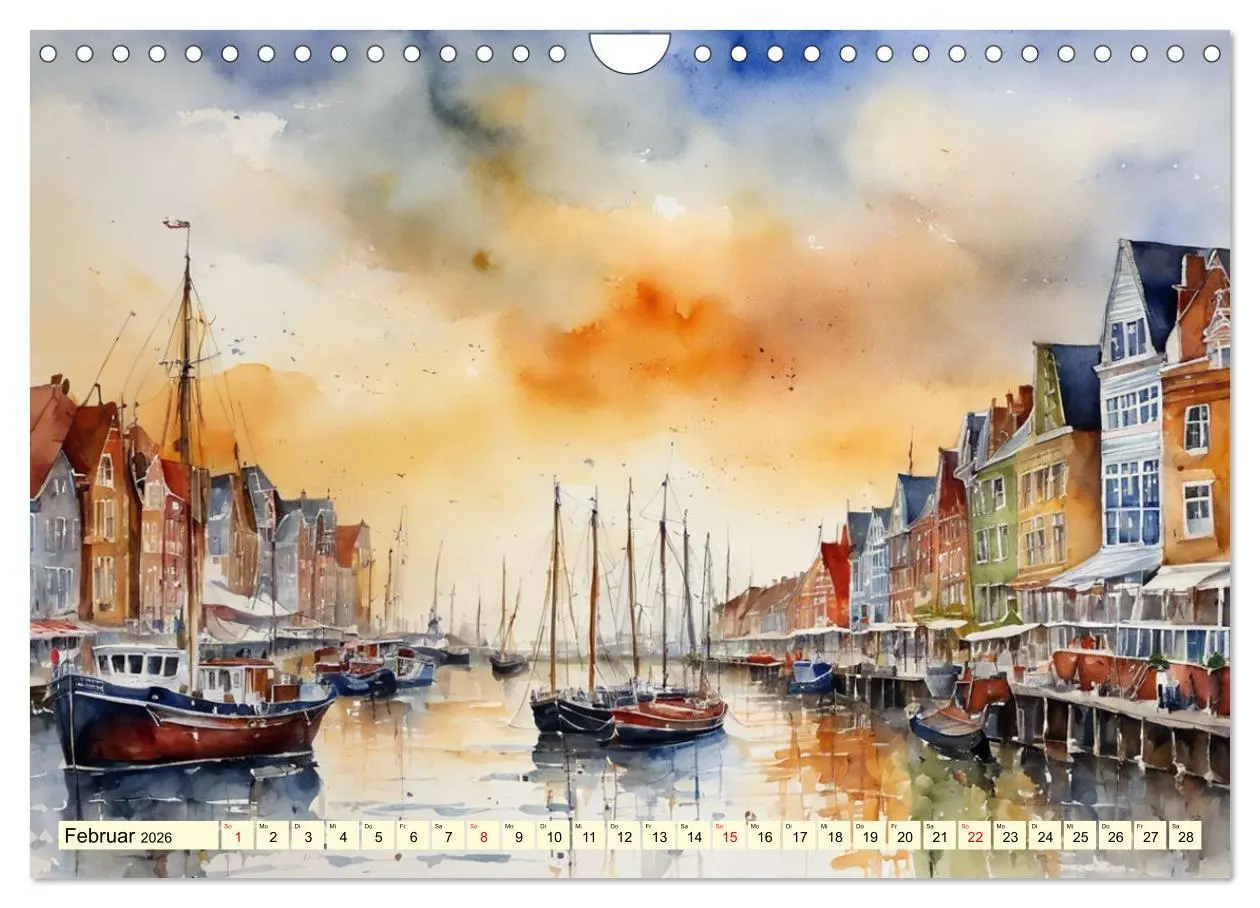 Bild: 9783457334171 | Norddeutsches Wattenmeer (Wandkalender 2026 DIN A4 quer), CALVENDO...
