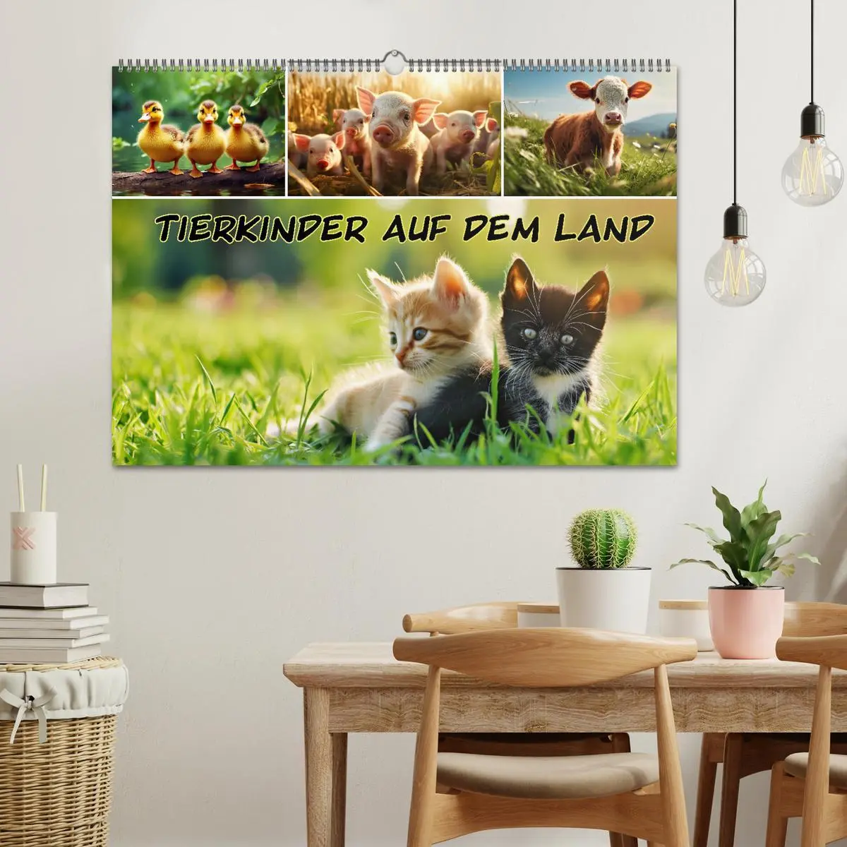 Bild: 9783457404171 | Tierkinder auf dem Land (Wandkalender 2026 DIN A2 quer), CALVENDO...