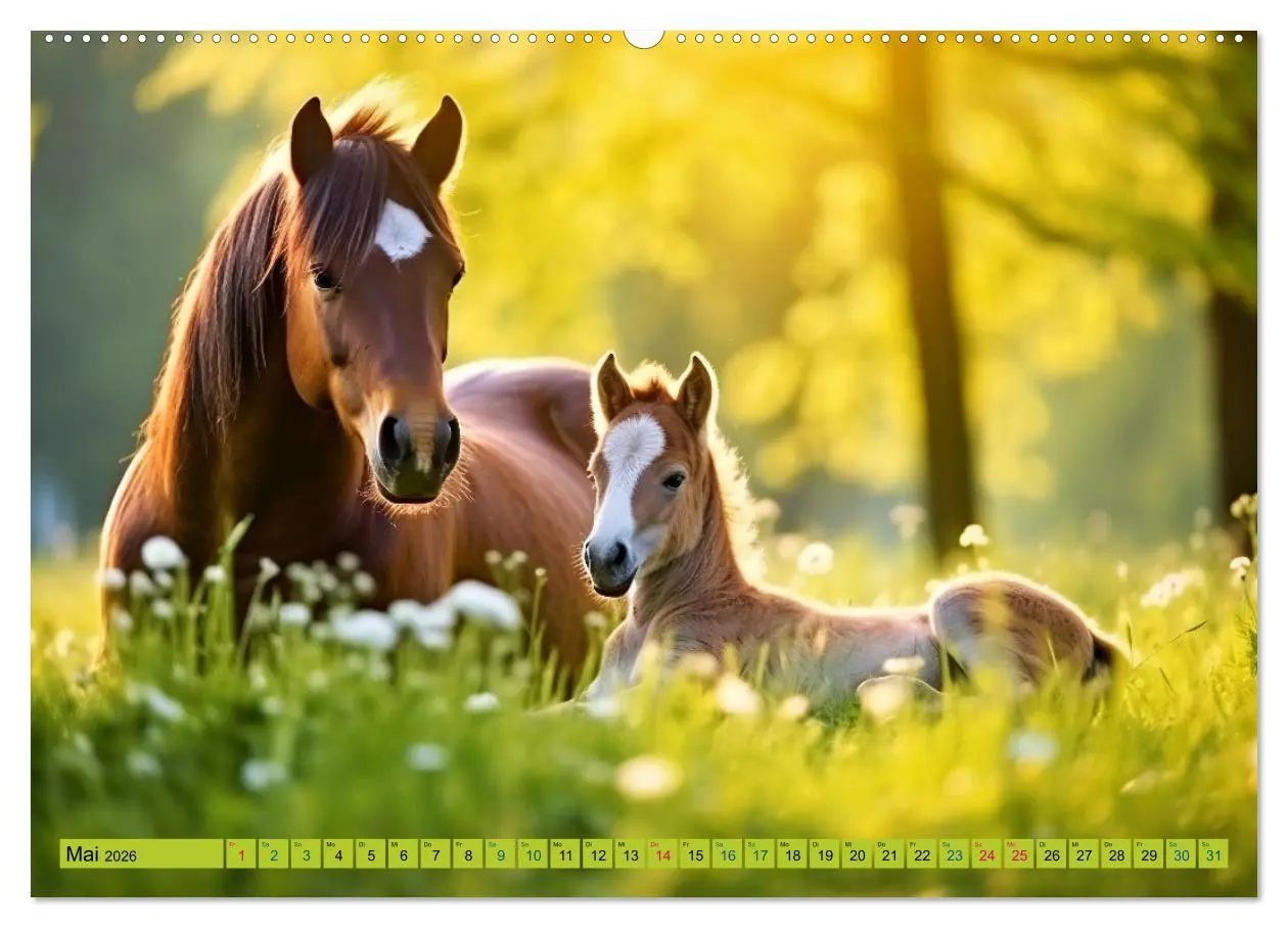Bild: 9783457404171 | Tierkinder auf dem Land (Wandkalender 2026 DIN A2 quer), CALVENDO...