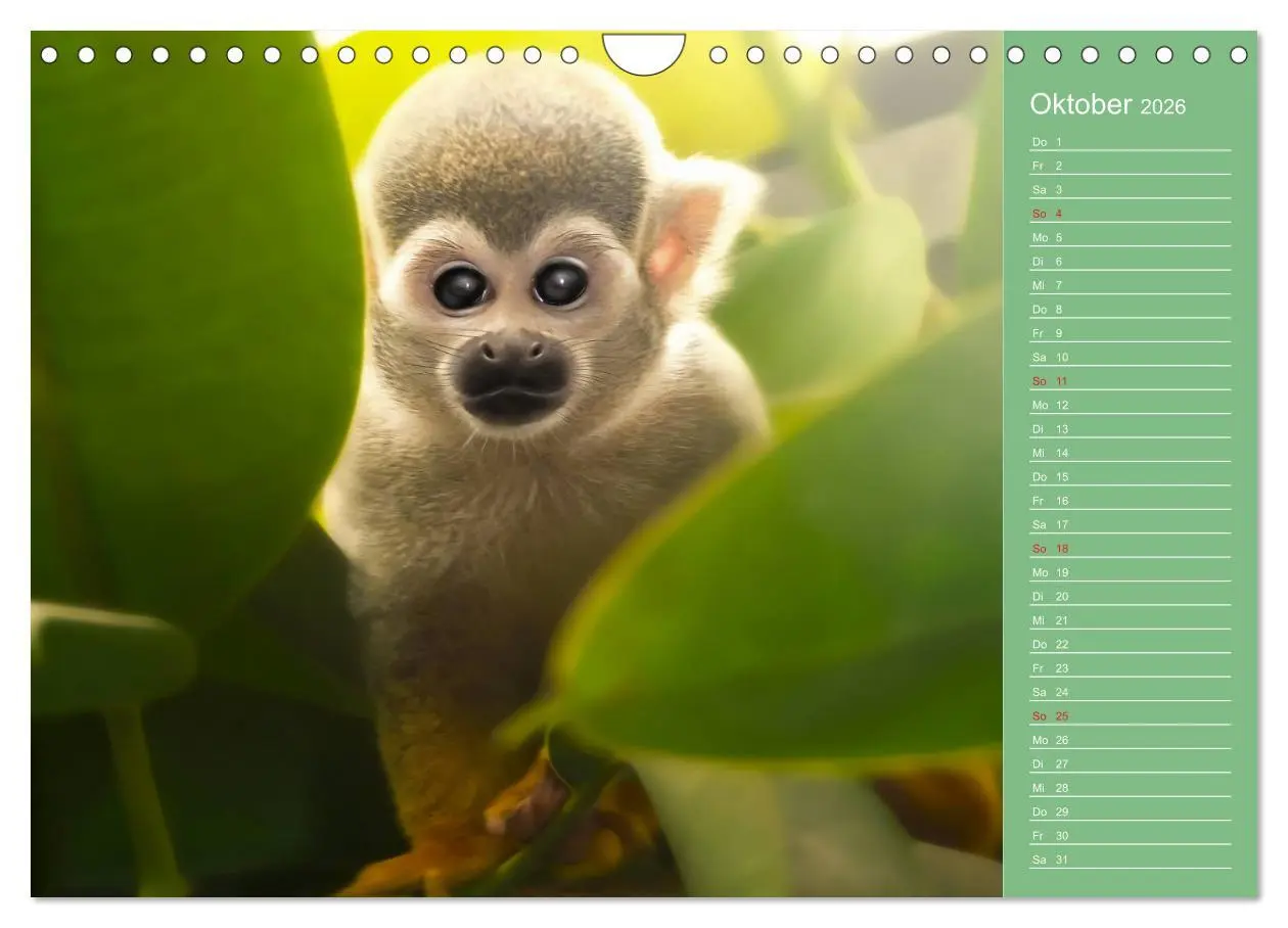 Bild: 9783516114171 | Süsse Tierwelt / CH-Version / Geburtstagskalender (Wandkalender...