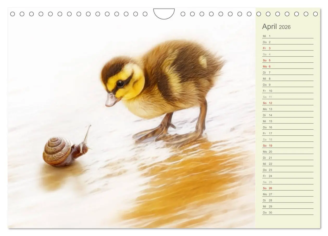 Bild: 9783516114171 | Süsse Tierwelt / CH-Version / Geburtstagskalender (Wandkalender...
