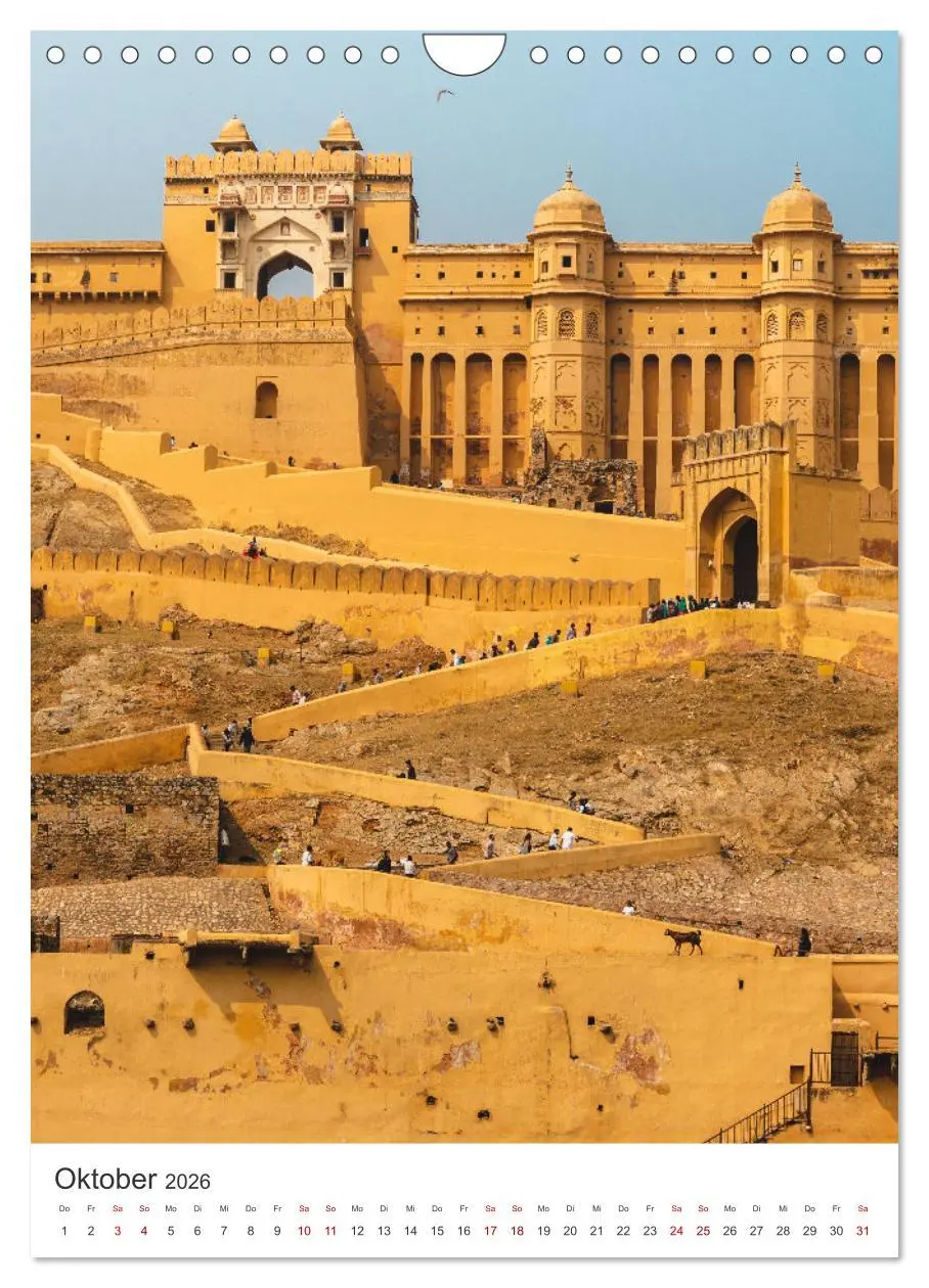 Bild: 9783516354171 | Indien - Das wunderschöne Land in Asien. (Wandkalender 2026 DIN A4...