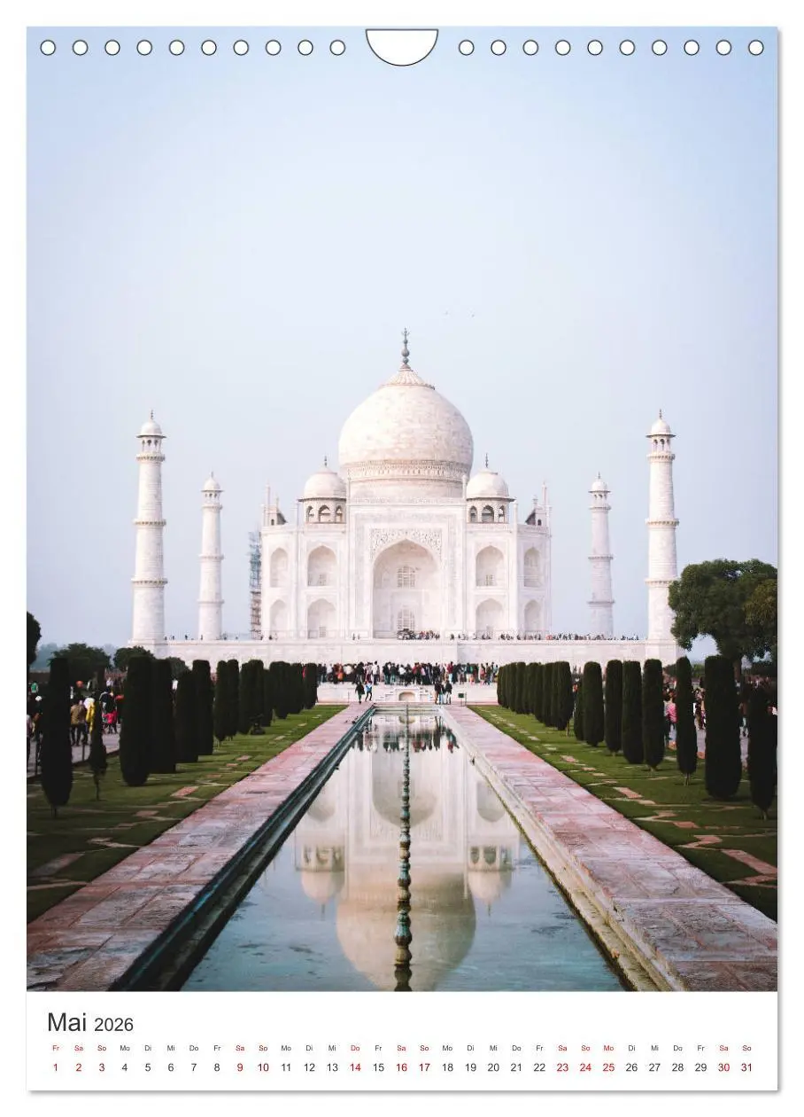 Bild: 9783516354171 | Indien - Das wunderschöne Land in Asien. (Wandkalender 2026 DIN A4...