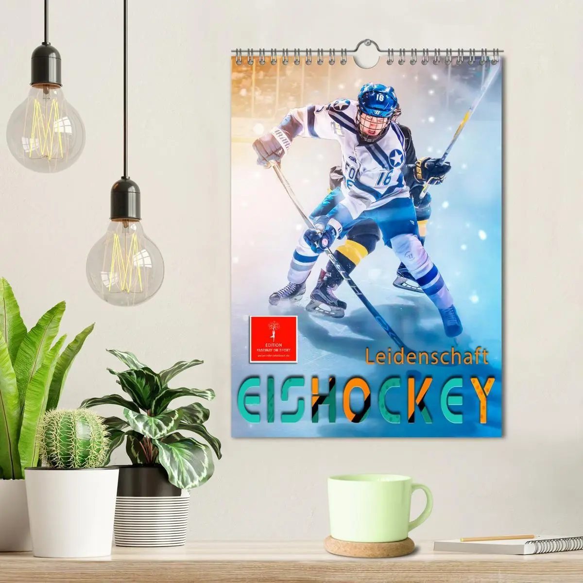 Bild: 9783569444171 | Eishockey Leidenschaft (Wandkalender 2027 DIN A4 hoch), CALVENDO...