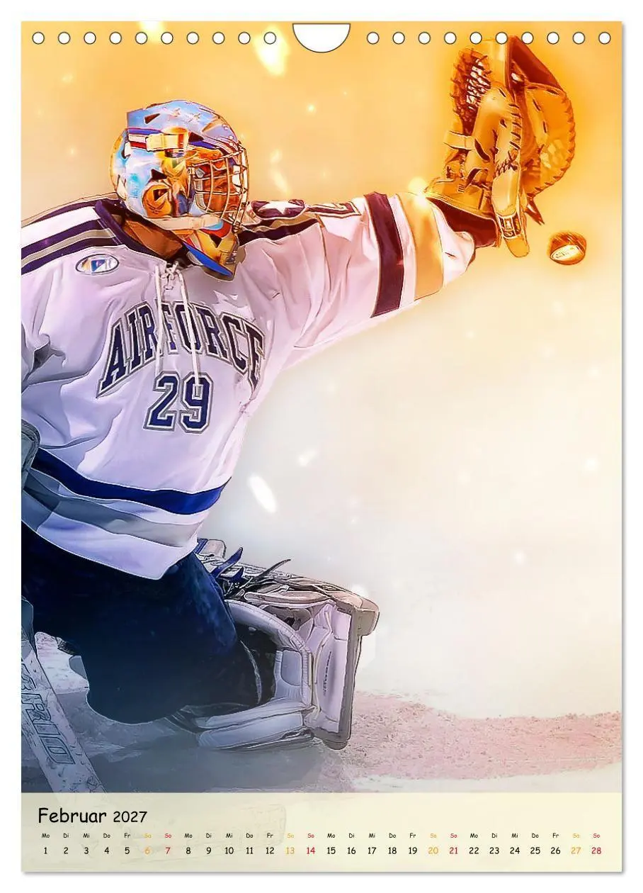 Bild: 9783569444171 | Eishockey Leidenschaft (Wandkalender 2027 DIN A4 hoch), CALVENDO...