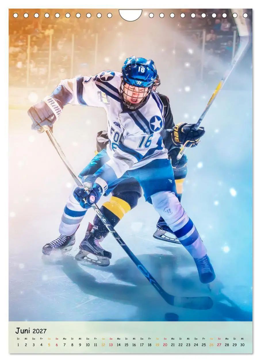 Bild: 9783569444171 | Eishockey Leidenschaft (Wandkalender 2027 DIN A4 hoch), CALVENDO...