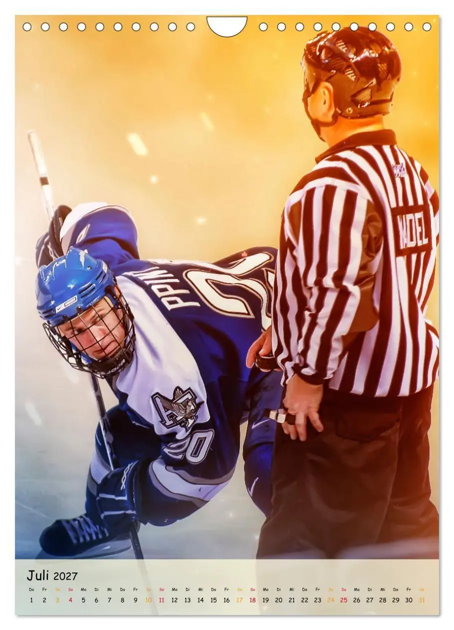 Bild: 9783569444171 | Eishockey Leidenschaft (Wandkalender 2027 DIN A4 hoch), CALVENDO...
