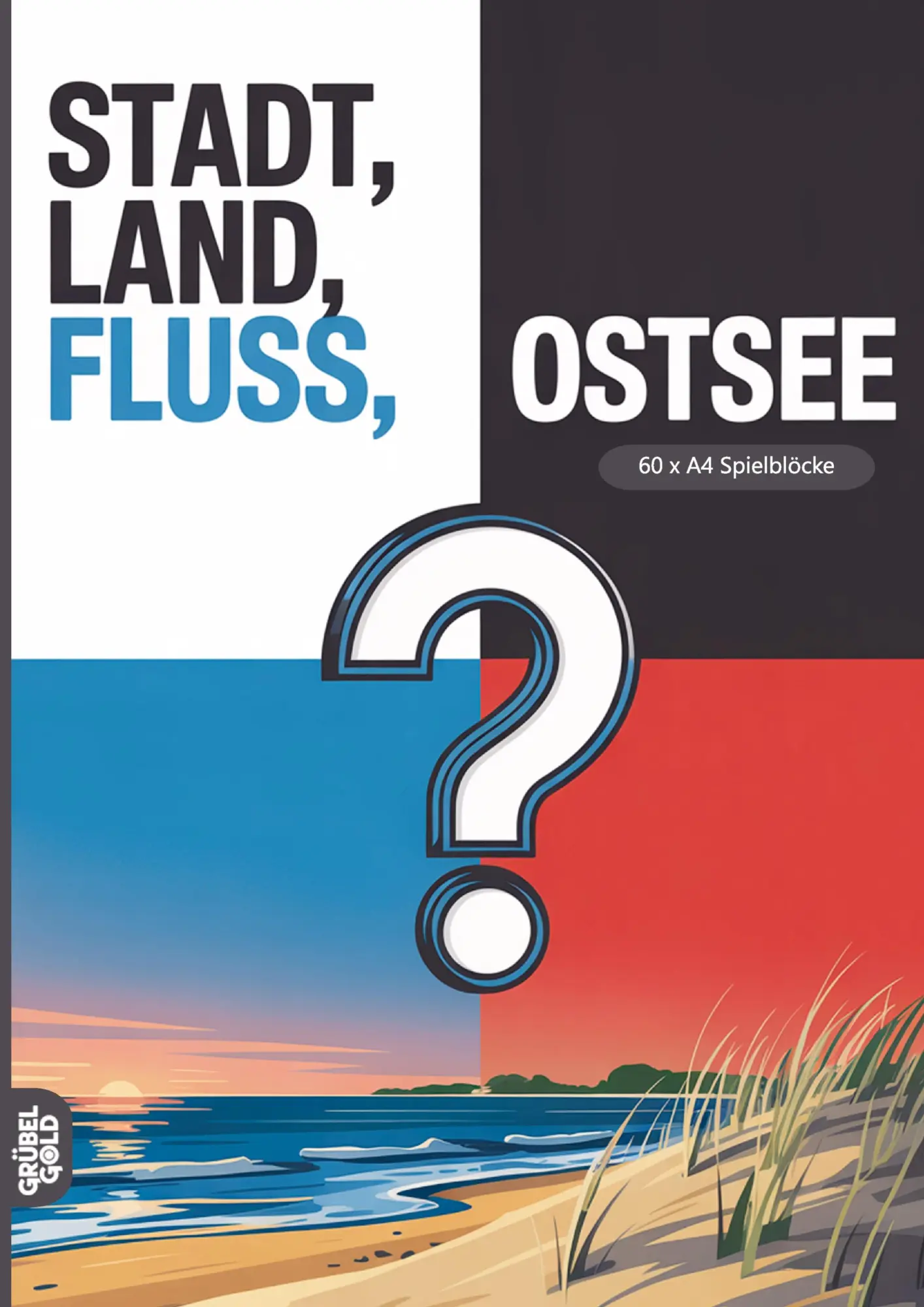 Cover: 9783693194171 | Stadt, Land, Fluss, Ostsee | Grübelgold Rätselhefte | Taschenbuch