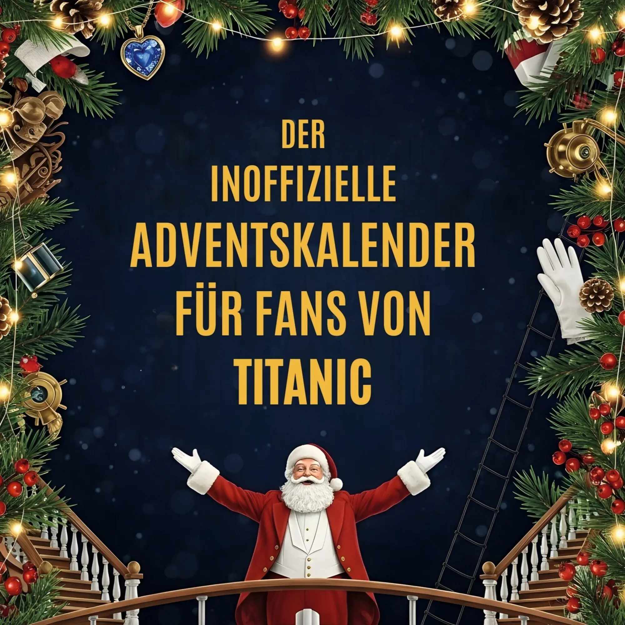 Cover: 9783695314171 | Der inoffizielle Adventskalender für Fans von Titanic | Jonas Becker