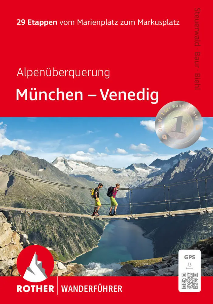 Cover: 9783763314171 | Alpenüberquerung München - Venedig | Dirk Steuerwald (u. a.) | Buch