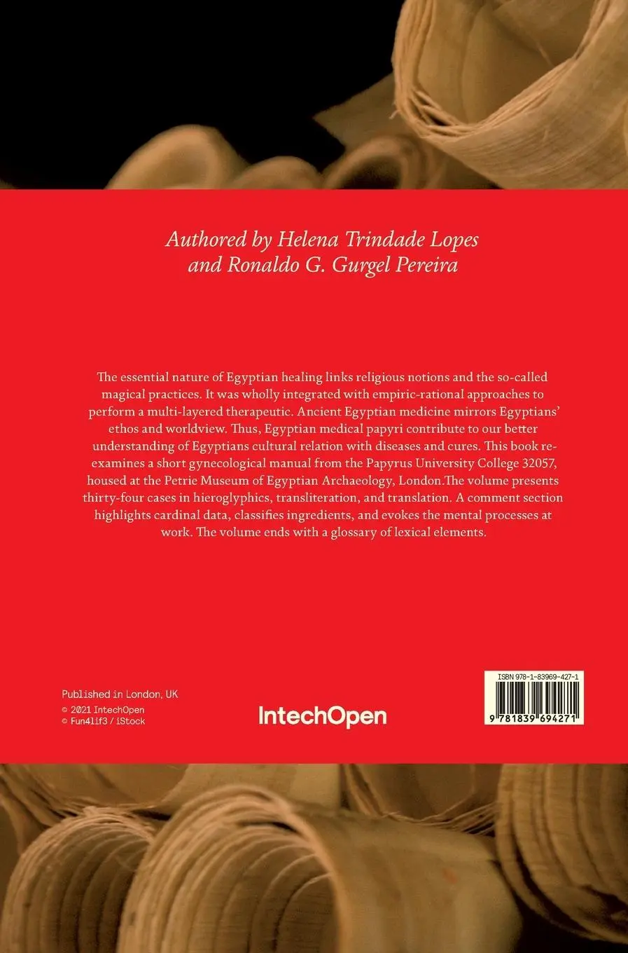 Rückseite: 9781839694271 | The Gynecological Papyrus Kahun | Helena Trindade Lopes (u. a.) | Buch