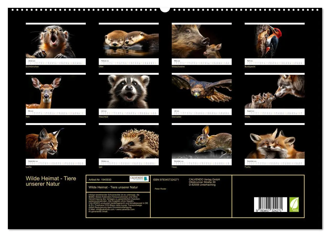 Bild: 9783457324271 | Wilde Heimat - Tiere unserer Natur (hochwertiger Premium...