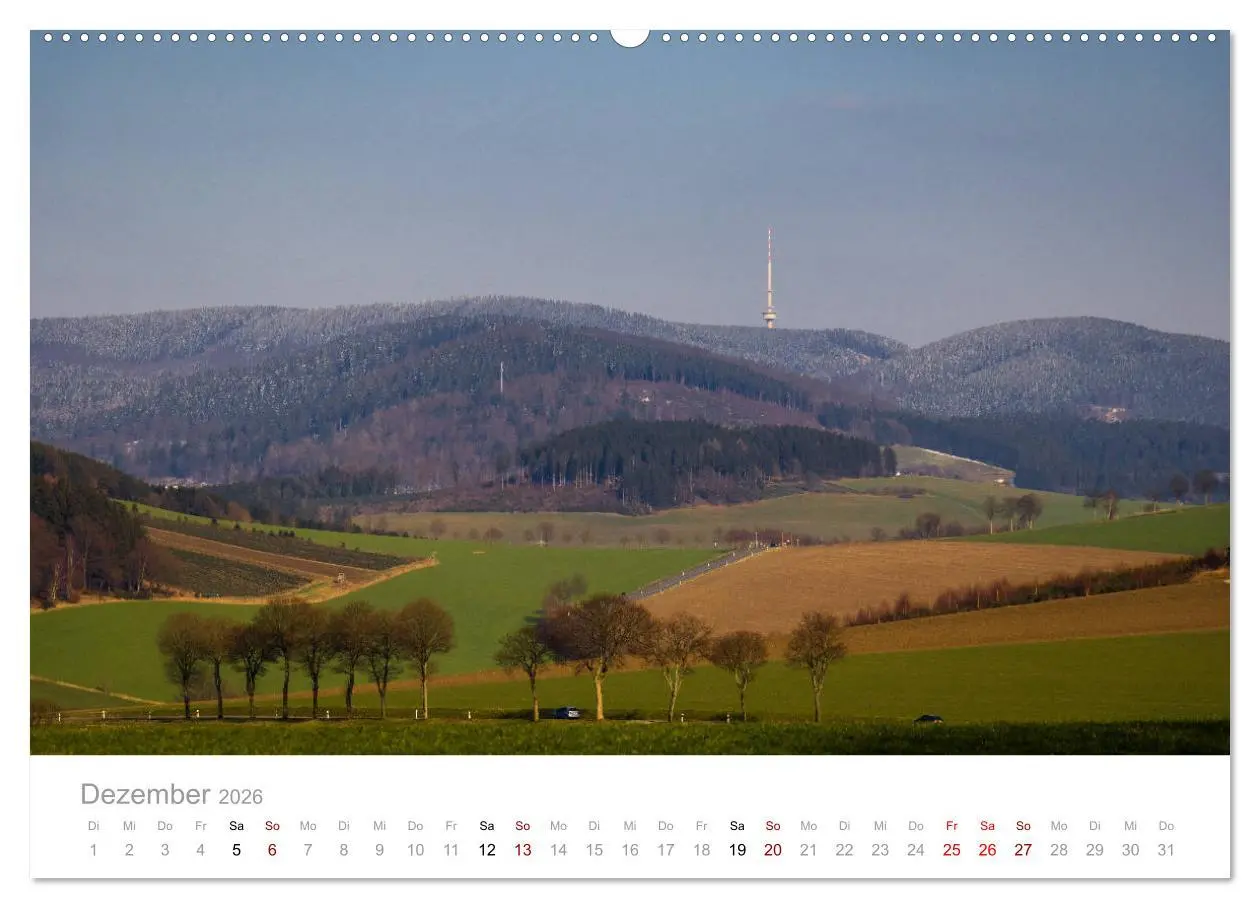 Bild: 9783457874271 | Schönes Sauerland (Wandkalender 2026 DIN A2 quer), CALVENDO...