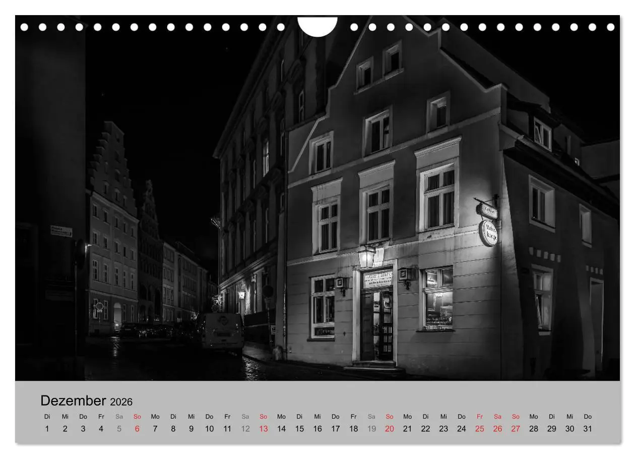 Bild: 9783516034271 | Hansestadt Stralsund bei Nacht (mit GPS-Koordinaten) (Wandkalender...