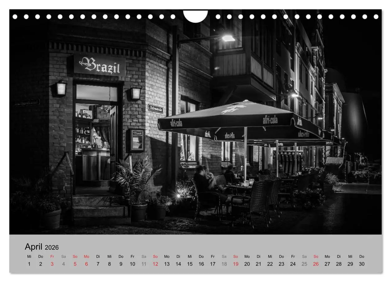 Bild: 9783516034271 | Hansestadt Stralsund bei Nacht (mit GPS-Koordinaten) (Wandkalender...