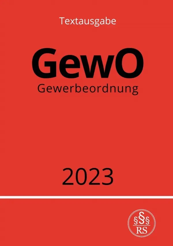 Cover: 9783757534271 | Gewerbeordnung - GewO 2023 | DE | Ronny Studier | Taschenbuch | 144 S.