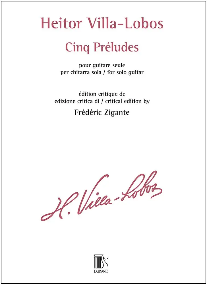 Cover: 9790044094271 | 5 Préludes pour guitare | Heitor Villa-Lobos | Buch | 2019