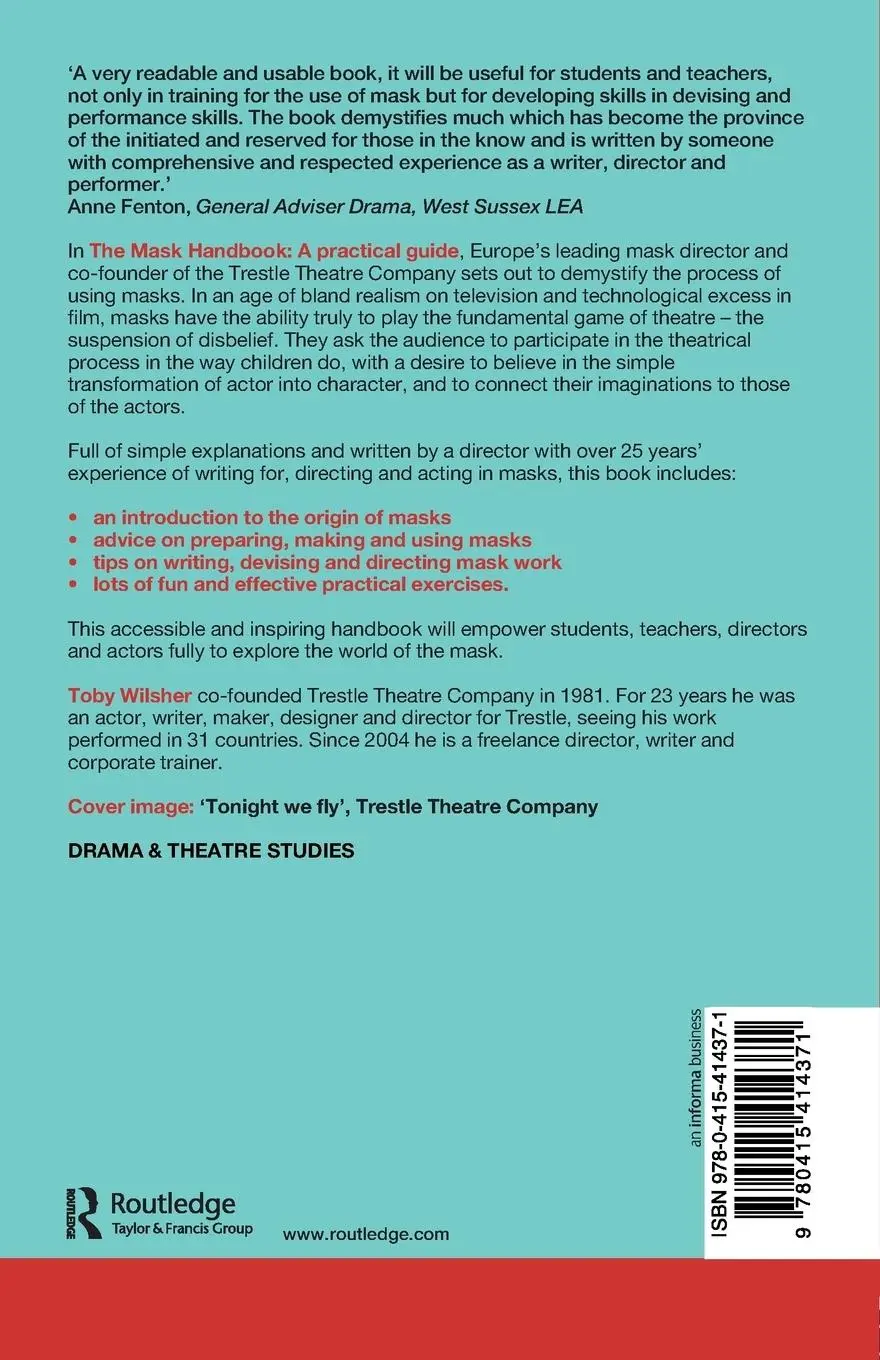 Rückseite: 9780415414371 | The Mask Handbook | A Practical Guide | Toby Wilsher | Taschenbuch