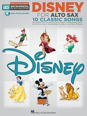 Cover: 9781480354371 | Disney - 10 Classic Songs - Easy Instrumental Play-Along for Alto...