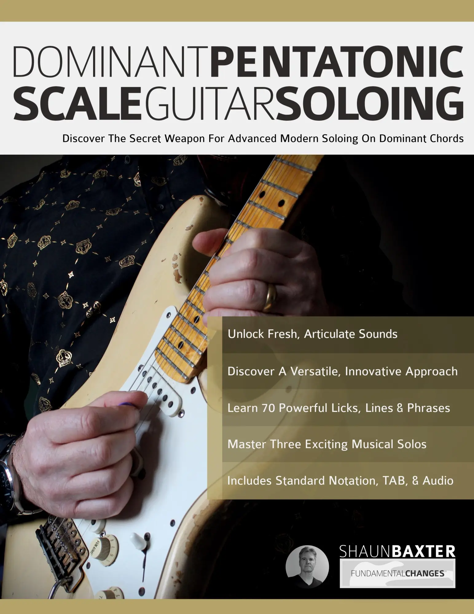 Cover: 9781789334371 | Dominant Pentatonic Scale Guitar Soloing | Shaun Baxter (u. a.) | Buch