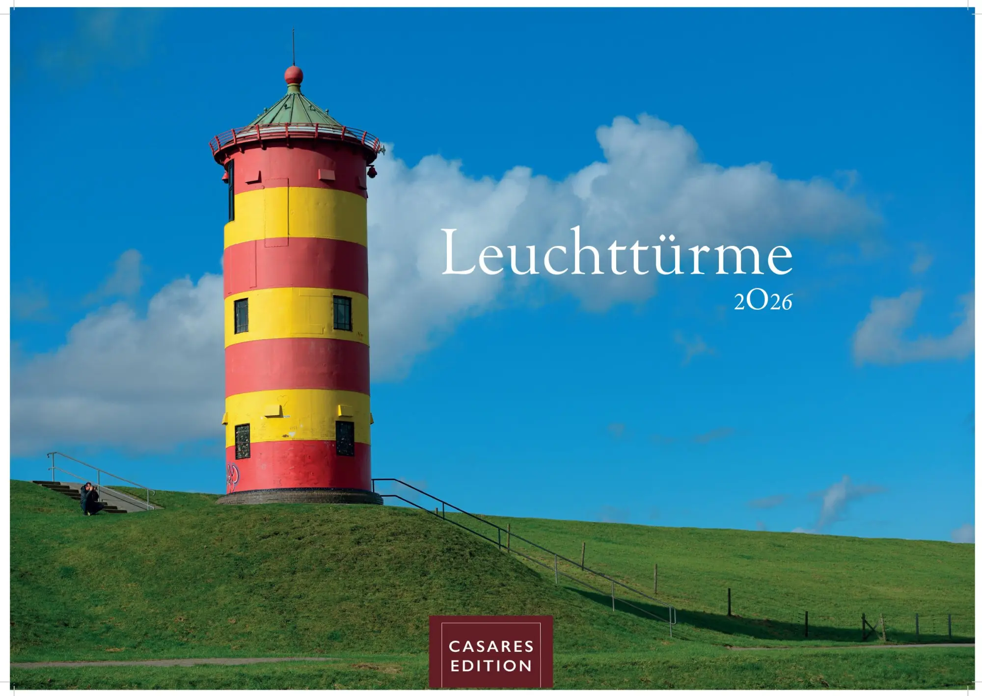 Cover: 9781835244371 | Leuchttürme Kalender 2026 24x35cm - Hochwertiger Wandkalender 2026...