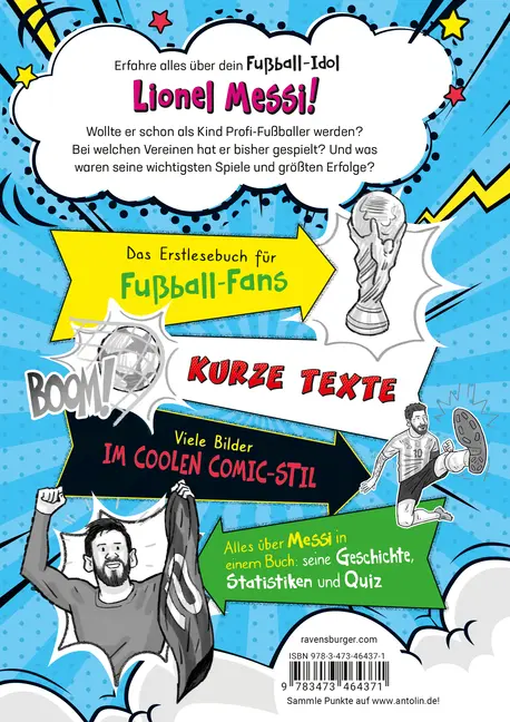 Bild: 9783473464371 | Fußball-Stars - Alles über Messi. Vom Fußball-Talent zum Megastar