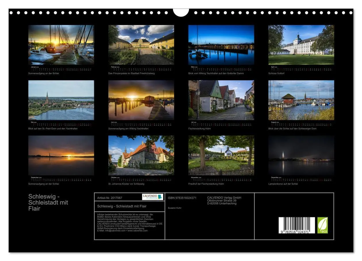 Bild: 9783516024371 | Schleswig - Schleistadt mit Flair (Wandkalender 2026 DIN A3 quer),...