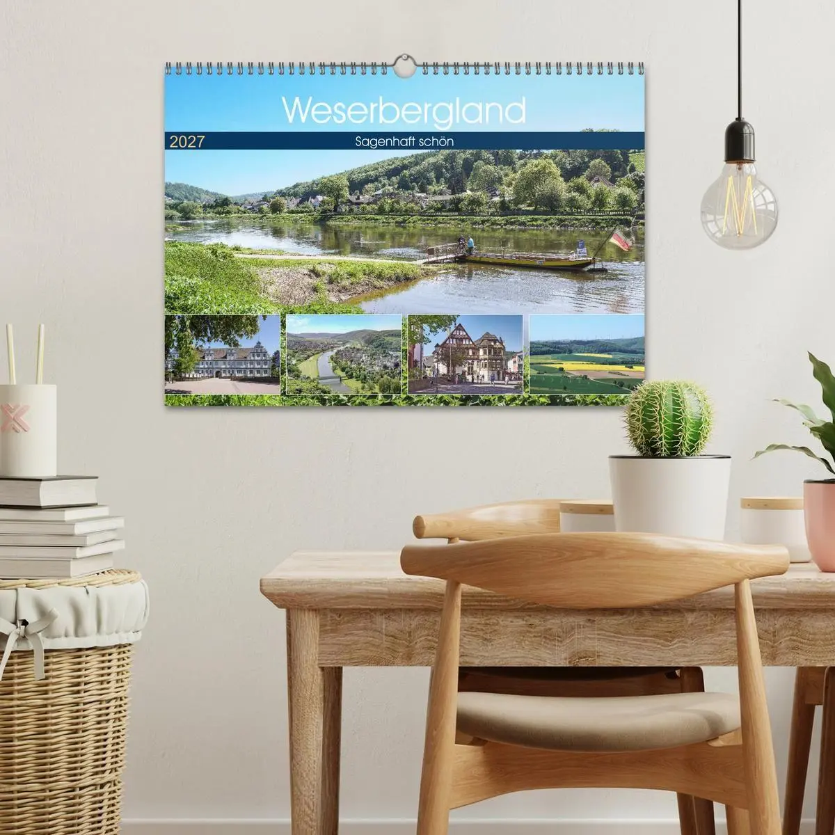 Bild: 9783569734371 | Weserbergland - sagenhaft schön (Wandkalender 2027 DIN A3 quer),...