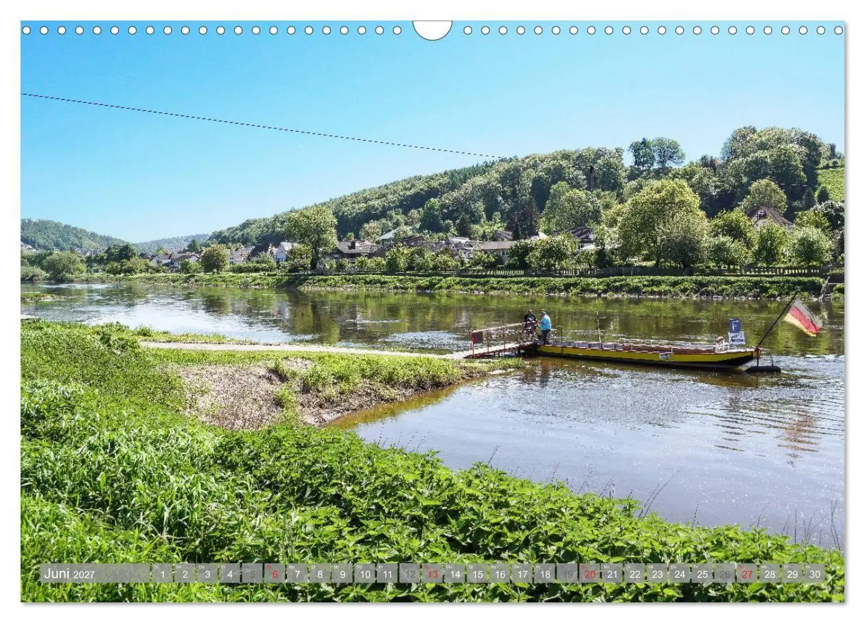 Bild: 9783569734371 | Weserbergland - sagenhaft schön (Wandkalender 2027 DIN A3 quer),...