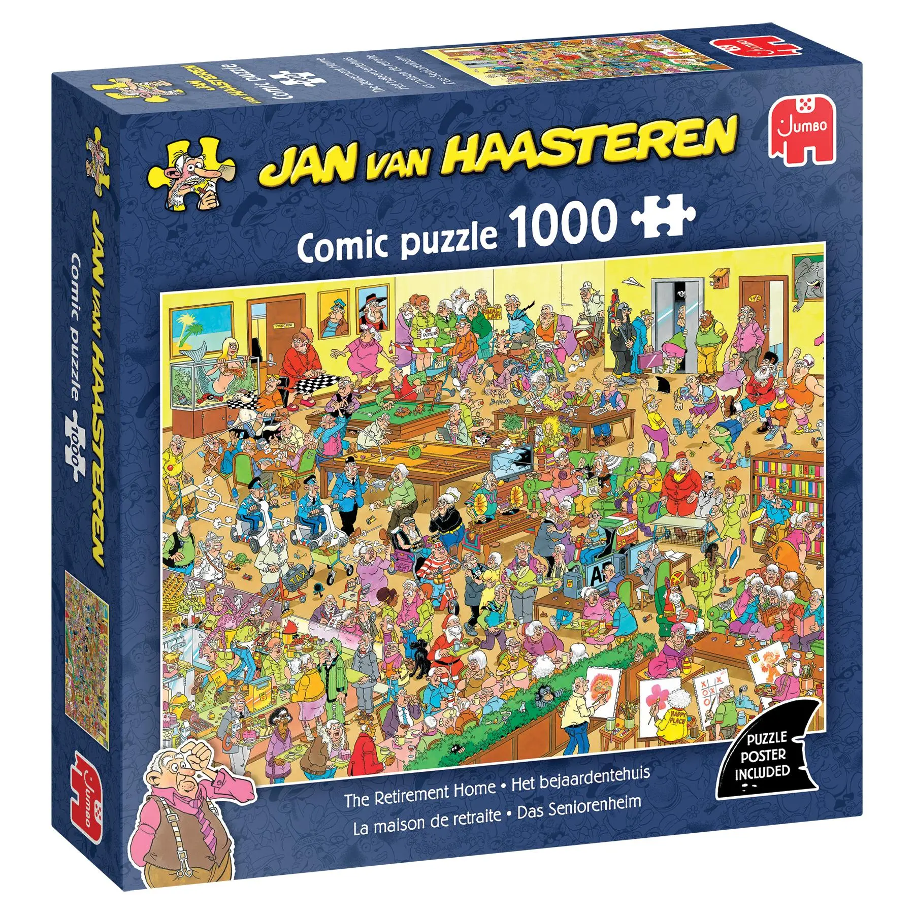 Cover: 8721017604471 | Jan van Haasteren - Das Seniorenheim - Puzzle 1000 Teile | Spiel