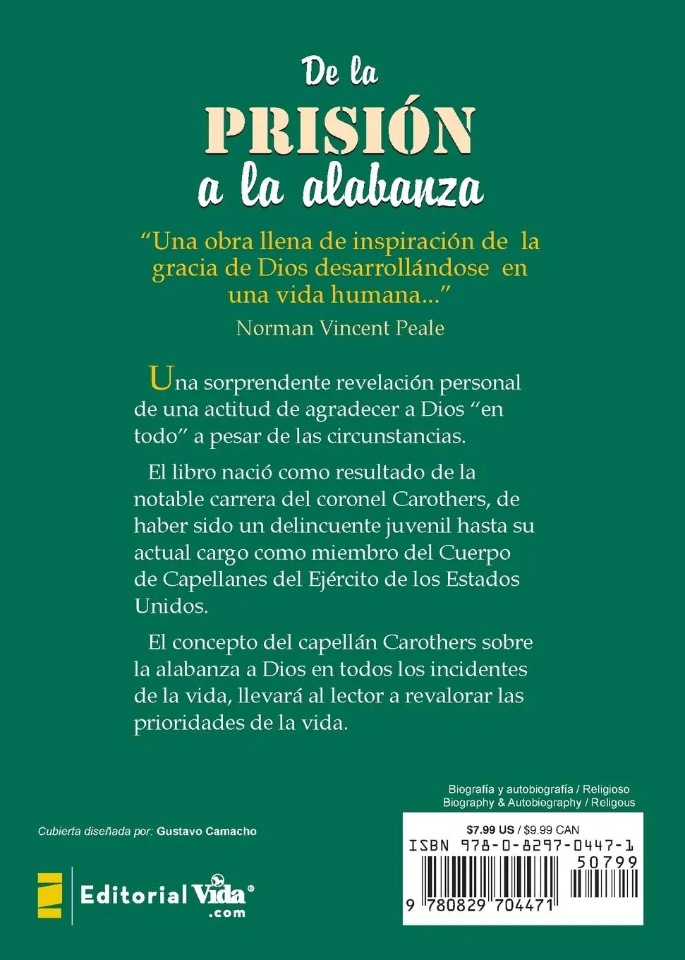 Rückseite: 9780829704471 | de la Prision a la Alabanza | Merlin R. Carothers | Taschenbuch | 1975