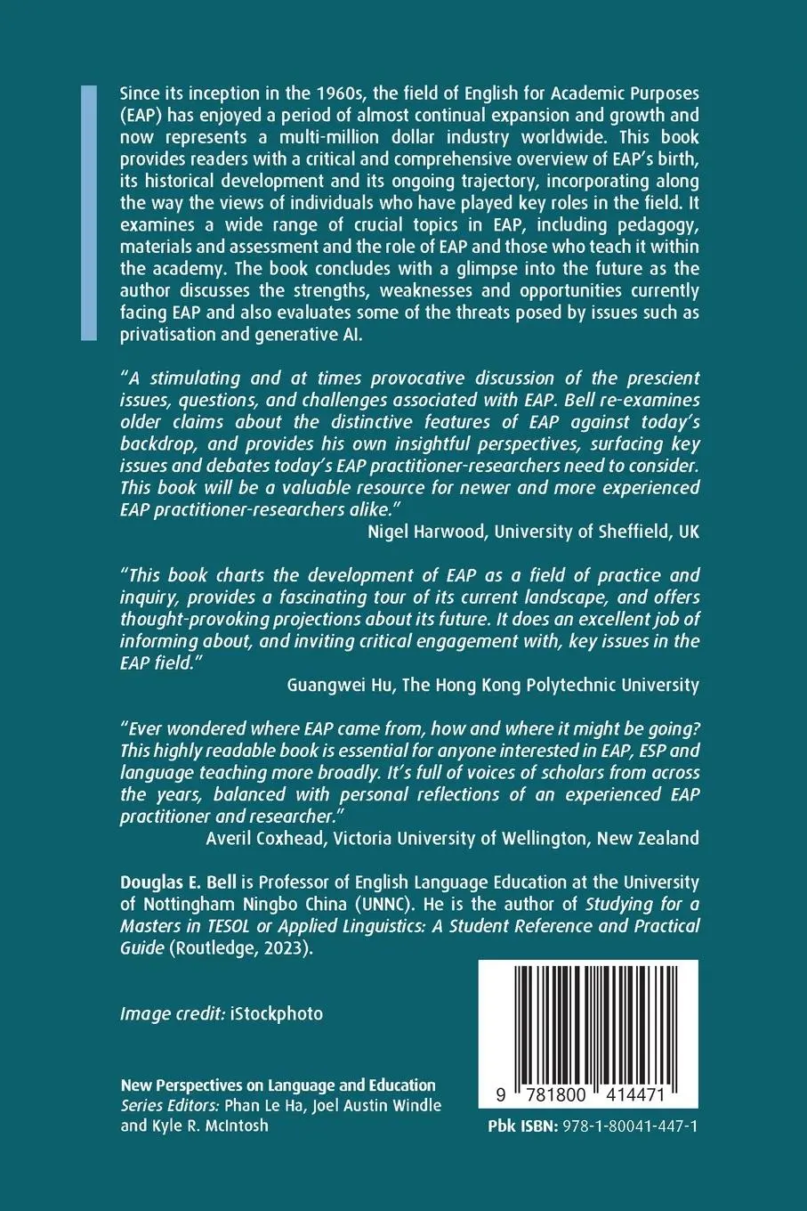 Rückseite: 9781800414471 | English for Academic Purposes | Douglas E. Bell | Taschenbuch | 2024