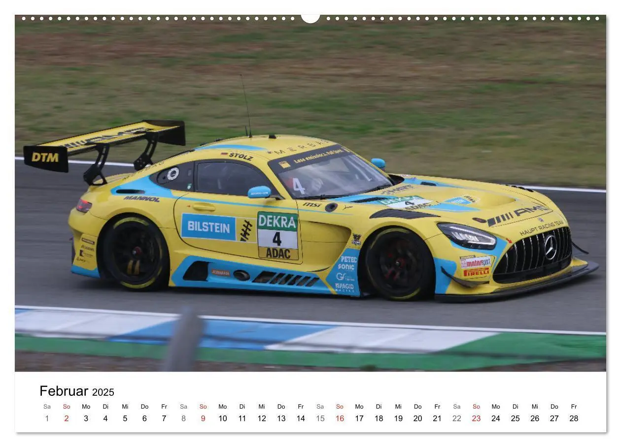 Bild: 9783435764471 | Supersportwagen auf der Rennstrecke (Wandkalender 2025 DIN A2...