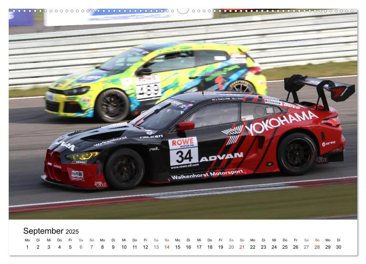 Bild: 9783435764471 | Supersportwagen auf der Rennstrecke (Wandkalender 2025 DIN A2...