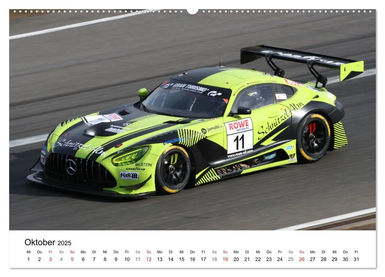 Bild: 9783435764471 | Supersportwagen auf der Rennstrecke (Wandkalender 2025 DIN A2...