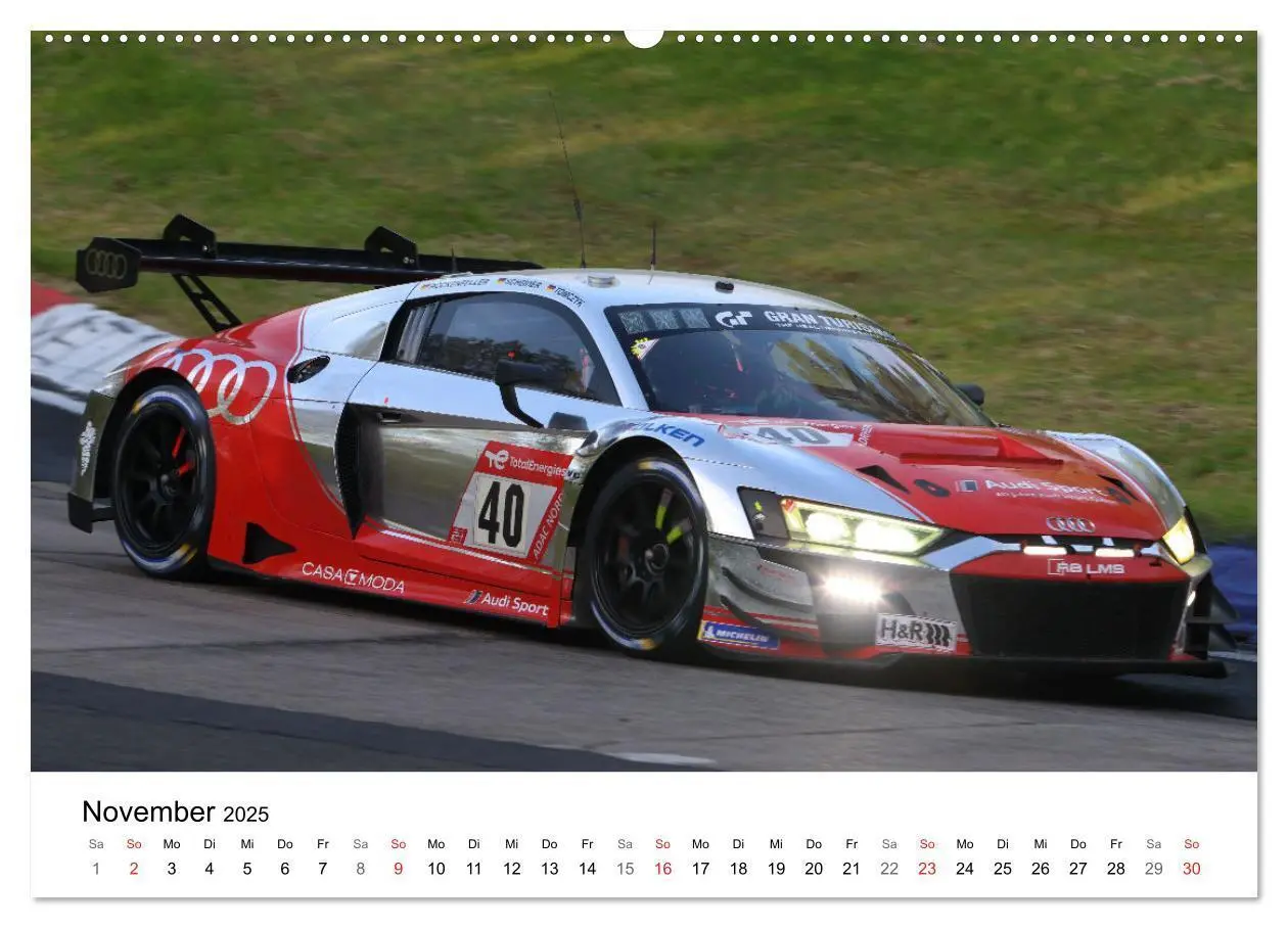 Bild: 9783435764471 | Supersportwagen auf der Rennstrecke (Wandkalender 2025 DIN A2...