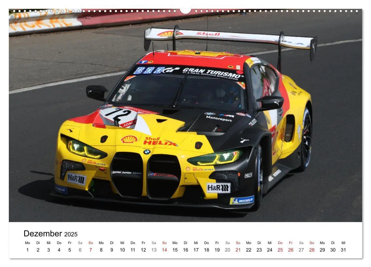 Bild: 9783435764471 | Supersportwagen auf der Rennstrecke (Wandkalender 2025 DIN A2...
